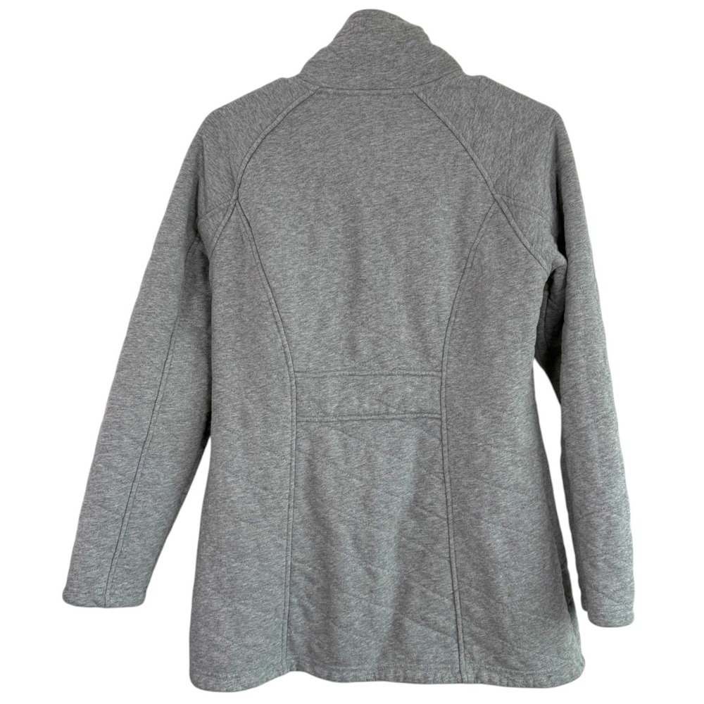 LL Bean Quilted Fleece Lined Jacket Sz XS Petite Full Zip Outdoor Hike Camp Cozy - Picture 6 of 10